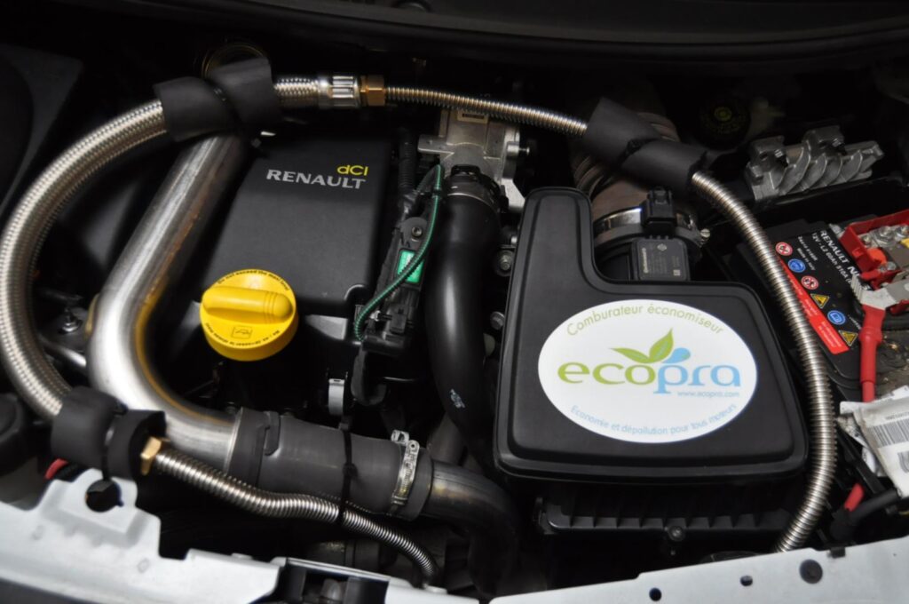 montage d'un kit ecopra pour économiser en carburant